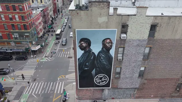 A$AP Rocky × Ray-Ban mural by Open Air Gallery, New York, NY