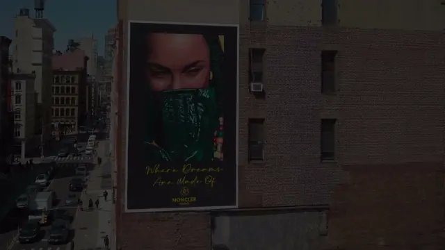 Moncler mural by Open Air Gallery, New York, NY