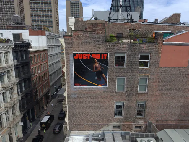 Nike — Just Do It mural by Open Air Gallery, New York, NY