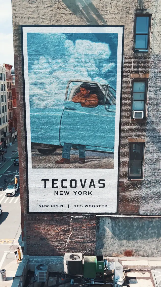 Tecovas mural by Open Air Gallery, New York, NY